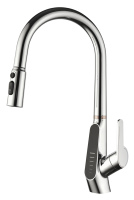 Robinet de cuisine en or rose, robinet de cuisine intelligent, robinet de salle de bain et de cuisine, mélangeur d'évier en acier inoxydable 304ss