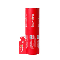Rouleau de Film Sachet Composite de Qualité Alimentaire Personnalisé Imprimé Film Plastique Imperméable pour Emballage de Gel Boisson Liquide
