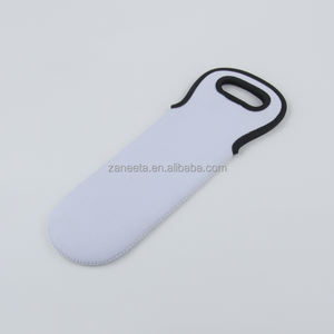 Süblimasyon bez şarap çantası taşıyıcıları yalıtımlı neopren bireysel şarap şişesi tutucu soğutucu - Product Image 3