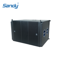 Haut-parleur audio Sandy, un seul haut-parleur de ligne de 18 pouces, équipement de sonorisation, subwoofer pour système de sonorisation de scène