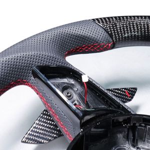 <span class=keywords><strong>Volante</strong></span> de Fibra de Carbono con Palanca de Cambio para <span class=keywords><strong>Audi</strong></span> <span class=keywords><strong>A4</strong></span> S4 A5 S5 B9 2017-2019 - Product Image 2