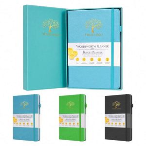 Stylish Soft Touch <b>Journal</b> Notebook with Custom Logo Buckle Elastic Band for Personal Planning - Product Image 1