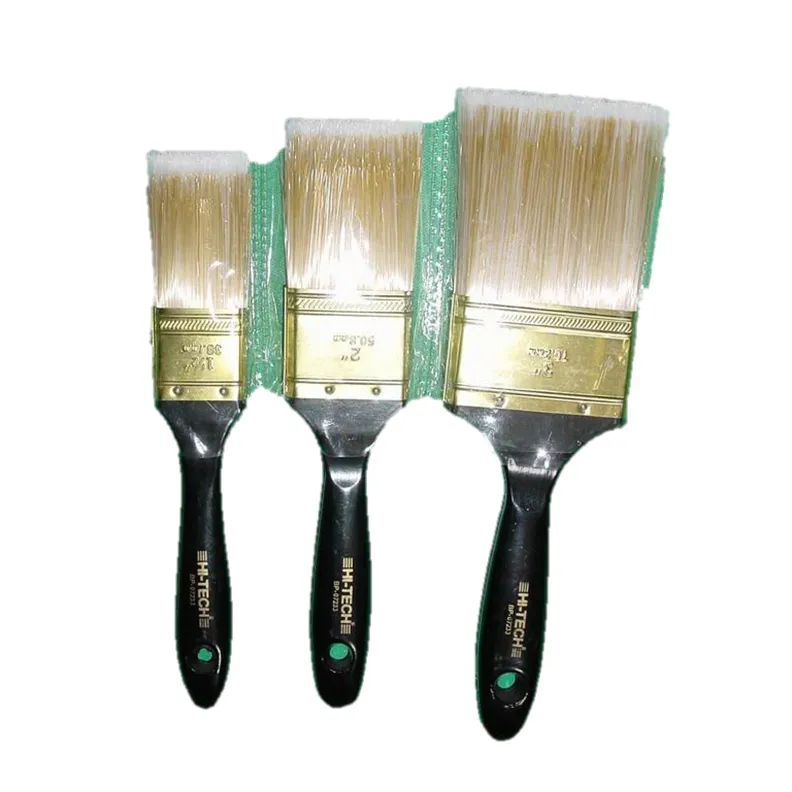 Eterna PBS-005 3 PC Paint Brush Set Black PET Filament Hollow Plastic Handle cheap style paint brush