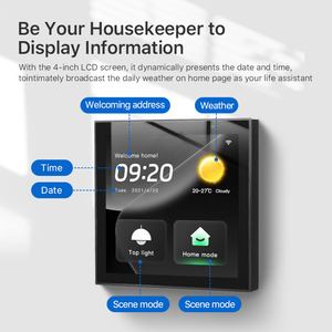 4 inch IPS hiển thị hệ thống Android điều khiển thông minh màn hình ZigBee tiếp sức cảm ứng Bảng điều chỉnh với cuộc sống thông minh App chuyển 2 1 tự động hóa nhà - Product Image 6