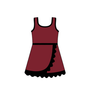 Nuevo Vestido <span class=keywords><strong>de</strong></span> Verano para Niñas Pequeñas, Multicolor, con Volantes, Sin Mangas, con Borde Ondulado, Informal - Product Image 2