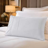 Maigalan — housse de coussin 100% coton, taie d'oreiller blanche unie, style enveloppe
