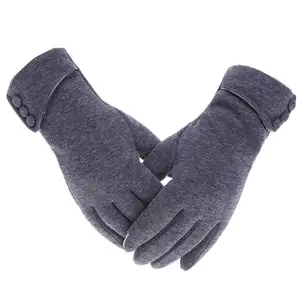 Women Men Winter <strong>Gloves</strong> Touch Screen Autumn Warm Windproof Velvet <strong>Gloves</strong> Wrist <strong>Mittens</strong> Driving Ski <strong>Gloves</strong> - Product Image 1