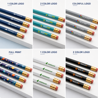 Crayons en graphite HB personnalisés avec logo en gros pour enfants Cadeau promotionnel