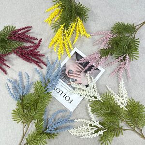 Flores Artificiales Queyiyi, Albizia Estrella de 73 cm, Decoración para Bodas y Hogar - Product Image 4