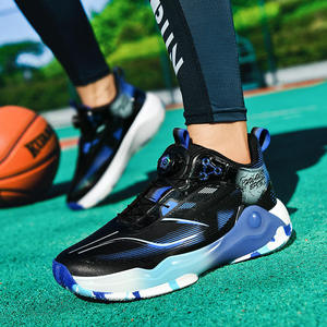 High <b>Top</b> Basketball Sneakers with Lacing Closure Breathable High Rebound Cushioning Durable Rubber Outsole Walking style shoes - Product Image 6