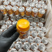 PCR25 Mini bocaux en plastique de stockage de canettes de soda de 100ml avec bouchon à vis pour salade, sucre, snack, biscuits, perles, bonbon en poudre
