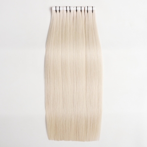 <span class=keywords><strong>Extension</strong></span> per <span class=keywords><strong>capelli</strong></span> con nastro invisibile a doppia trama di alta qualità, in vero capello umano vergine, prodotto in Europa - Product Image 3