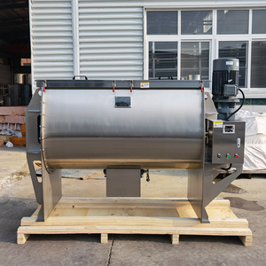 Hữu cơ sắc tố bột trộn bầu đất trộn máy với nước nóng Áo khoác Ribbon <span class=keywords><strong>Mixer</strong></span> - Product Image 6