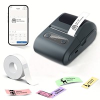 Impresora de Etiquetas Térmica Portátil de Alta Definición 203dpi, Mini Impresora de Bolsillo sin Tinta, Superventas