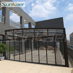 Isolamento termico veranda esterna nuovo modello di alluminio camera sole in alluminio policarbonato copertura antipioggia per la tenda retrattile balcone - Product Image 6