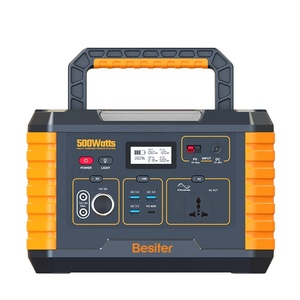 Banco de Energía Portátil para Camping, Cargador Solar Inalámbrico de Alta Capacidad, Estación de Energía Portátil para Viajes, Laptop y Arranque de Coche - Product Image 1