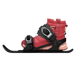 Raquetas de nieve para jóvenes, zapatos de esquí gruesos duraderos para exteriores de invierno para hombres y mujeres, Mini patines de snowboard portátiles ajustables de todos los tamaños