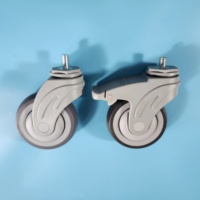 Roulettes d'hôpital de 4 pouces 100mm médicales pour la roulette de meubles