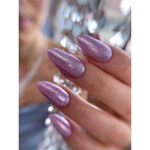 Majida Gel Polish Color 8,5 Ml Glitter Violet Hema Free - Product Image 2