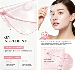 <span class=keywords><strong>Masque</strong></span> <span class=keywords><strong>facial</strong></span> en gelée de collagène rose PDRN ADN de saumon coréen végétalien Hala personnalisé, <span class=keywords><strong>hydratant</strong></span>, pour la nuit - Product Image 4