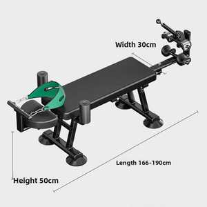 Appareil d'étirement électrique TOPTONS Banc d'entraînement des jambes pour la décompression orthopédique de la colonne vertébrale cervicale lombaire Lit de traction relaxant - Product Image 2