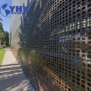 Malla metálica perforada de acero inoxidable 304/hojas de Metal perforadas como recintos, particiones, paneles de señal, guardias, pantallas