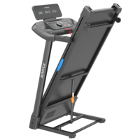 Tapis roulant pliable moderne pour la maison, machine de course électrique silencieuse, support pour tablette, équipement de fitness intérieur peu encombrant