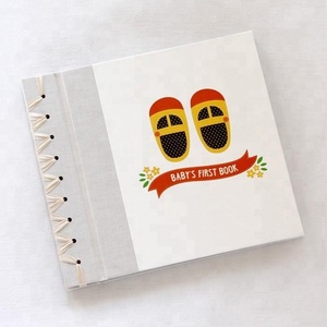 Colorante <span class=keywords><strong>de</strong></span> impresión personalizado cosido encuadernación 5 años bebé Primer Año memoria álbum foto diario libro - Product Image 6