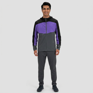 Veste coupe-vent pour homme de qualité supérieure, logo personnalisé, fabrication sur mesure, confortable, 100% polyester, pour l'extérieur - Product Image 1