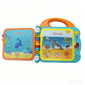Libro de 108 Palabras Learning Friends de AJB Toys, Venta Directa de Fábrica, STEM, Inglés, Libro Interactivo <span class=keywords><strong>para</strong></span> <span class=keywords><strong>Aprender</strong></span> Palabras - Product Image 6