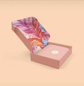 Boîte d'expédition de luxe de haute qualité personnalisée écologique avec impression en couleur rose cosmétique cils logo de marque de luxe maquillage - Product Image 6