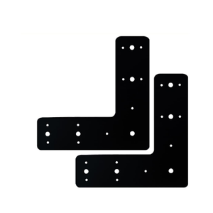 Supports plats en forme <span class=keywords><strong>de</strong></span> L Support <span class=keywords><strong>de</strong></span> connecteur <span class=keywords><strong>de</strong></span> poutre <span class=keywords><strong>de</strong></span> poteau Angle droit Plaque <span class=keywords><strong>de</strong></span> réparation <span class=keywords><strong>de</strong></span> coin Meubles PegolaHouse Repair Made Nature - Product Image 4