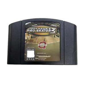 Tarjeta de Videojuego <span class=keywords><strong>Tony</strong></span> <span class=keywords><strong>Hawk</strong></span>'s <span class=keywords><strong>Pro</strong></span> <span class=keywords><strong>Skater</strong></span> 3 para Nintendo 64 en Inglés, Cartucho N64, Accesorios para Videojuegos - Product Image 2