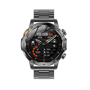 AK87 Steel Strap <b>Smart</b> Watch for Men 2025 1.7" Big Screen Fitness Tracker with BT Call Flashlight IP68 Outdoor Sports Watch - Product Image 3