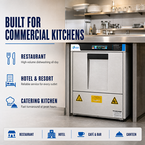 Restaurant commercial Bar Lave-vaisselle intelligent sous le comptoir Vaisselle de nettoyage automatique - Product Image 2
