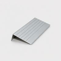 Wasserdichte L-förmige Stufen-Antirutsch-Kantenleiste aus Aluminiumlegierung für Treppen/Stufen/Schwellen