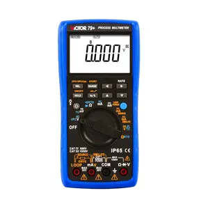 VICTOR 79+ Process Multimeter resistance 400ohm thermocouple frequency 100hz loop 24V Digital Multimeter