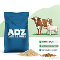 Enzyme détoxifiante pour mycotoxines chez les ruminants (bovins, ovins) : résout les troubles reproductifs, améliore les performances reproductives