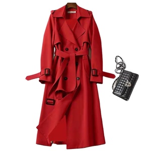 Veste longue coupe-vent coréenne printemps-automne 2026 pour <span class=keywords><strong>femme</strong></span> - Product Image 2