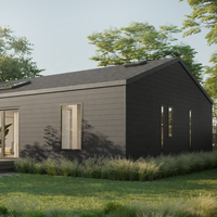 Villa préfabriquée moderne en structure acier modulaire imperméable