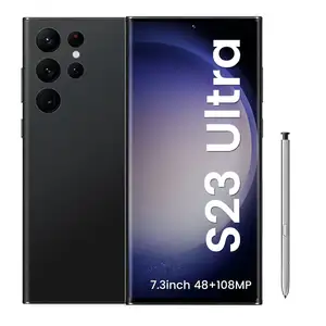 Marka yeni yüksek kalite S23 Ultra 7.3 inç akıllı telefonlar 4g/5g ağ cep telefonu 16g + 1tb çift Sim Android 13 Unlocked cep telefonu