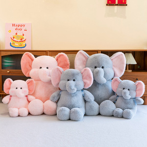Peluche d'éléphant super douce avec rembourrage en coton PP, vente en gros <span class=keywords><strong>pour</strong></span> cadeaux d'anniversaire, cadeaux d'entreprise, cadeaux promotionnels - Product Image 3