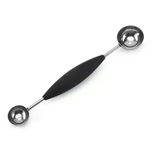 China Supplier WALLAND Black Melon Baller with Two Sides Scoop