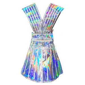 Professional stage performance props led flash light up dress
