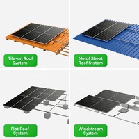 Système complet de panneaux solaires hybrides 5 kW 10 kW 15 kW 20 kW 30 kW, système d'énergie solaire domestique tout-en-un avec batterie