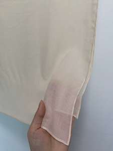 حجاب فيسكوز مودال سادة بخياطة مزدوجة، شال خفيف الوزن وقابل للتنفس للنساء المسلمات - Product Image 6