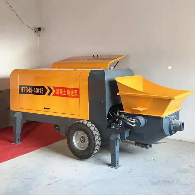 Reliable Quality Best Price Cement Concrete Pumping Mixer And Pump Tow Truck Pump