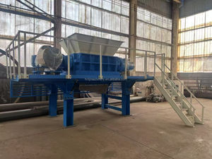 Broyeur de déchets industriels, broyeur de bouteilles <span class=keywords><strong>en</strong></span> plastique et <span class=keywords><strong>en</strong></span> <span class=keywords><strong>verre</strong></span>, broyeur à double arbre, broyeur de déchets de plastique et de tissus, broyeur de recyclage - Product Image 4