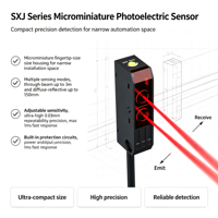 Sensor Fotoeléctrico Miniatura Impermeable de Alta Sensibilidad, Micro Fotocélula para Espacios de Instalación Limitados