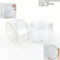 200ml Stoples Penyimpanan Plastik PET Transparan Ramah Lingkungan dengan Tutup, untuk Rempah-rempah, Permen, Kacang-kacangan, Teh Bunga, dan Kosmetik